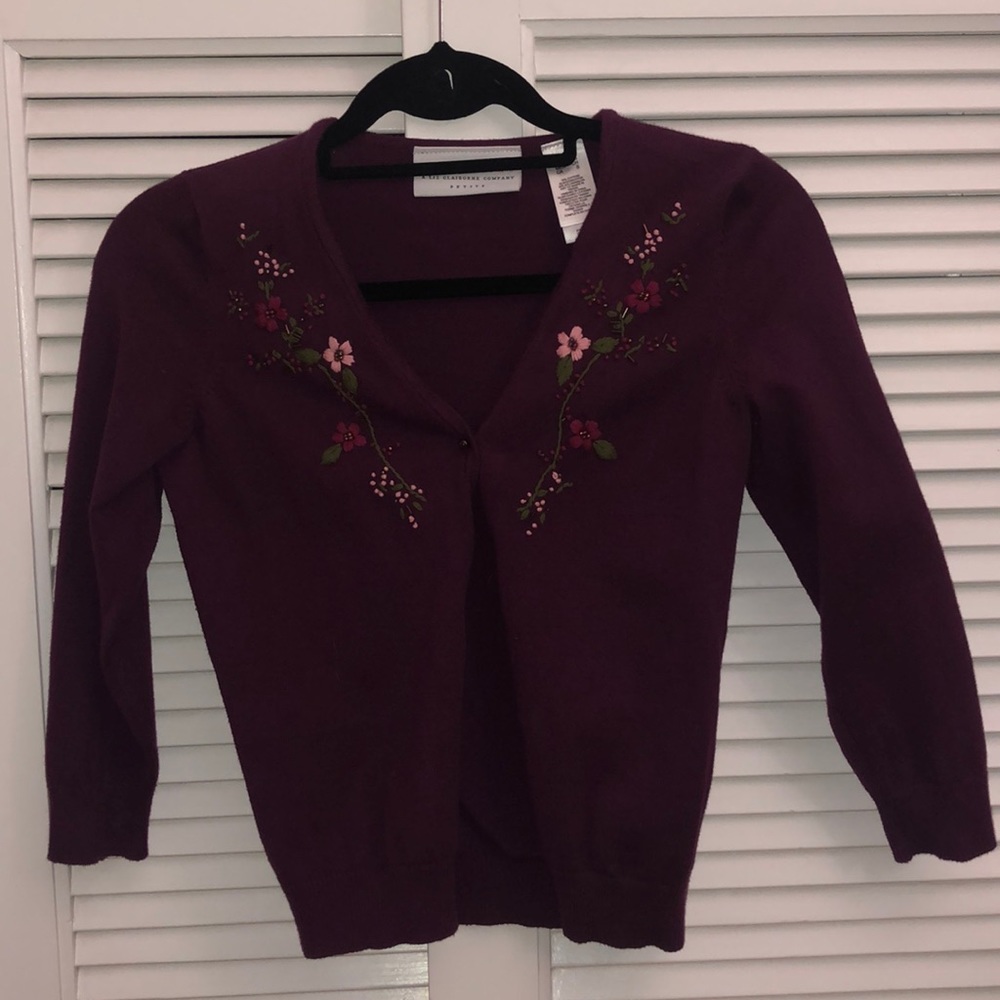 Liz Claiborne Company first issue petite cardigan